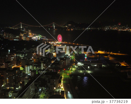 関門海峡（夜景） 37736219