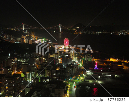 関門海峡（夜景） 37736225