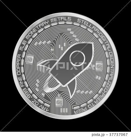 Crypto currency stellar silver symbol 37737067