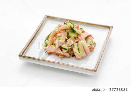 中華いかとキュウリの和え物 中華いかとキュウリの和え物 37738381