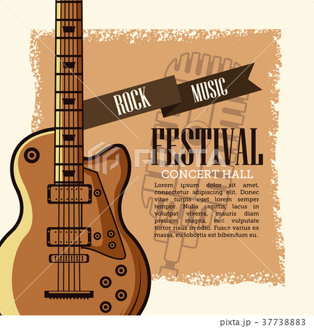 Rock musica festival flyer 37738883