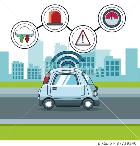 Smart car smarthphone app 37739540