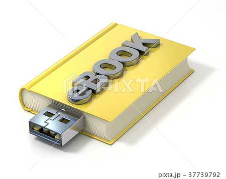 eBook with USB plug. 3D eBook with USB plug. 3D 37739792