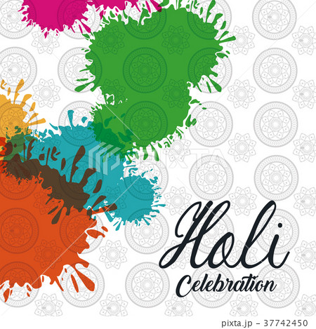 Holi celebration design 37742450