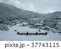 雪の白川郷合掌集落 37743115