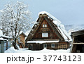 雪の白川郷合掌集落 37743123