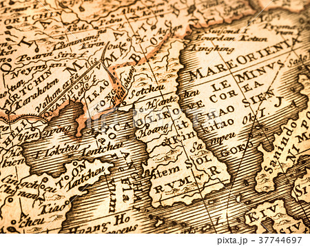 古地図　朝鮮半島 37744697