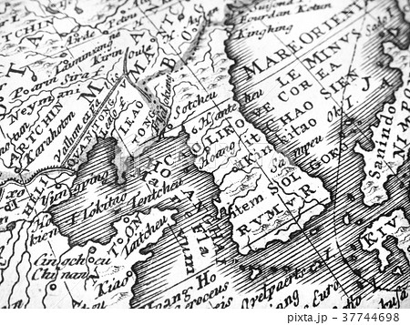 古地図　朝鮮半島 37744698