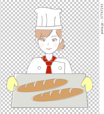 パン屋　女性 37747243