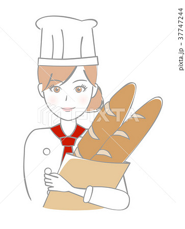 パン屋 女性 パン屋 女性 37747244