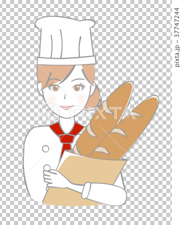 パン屋 女性 パン屋 女性 37747244