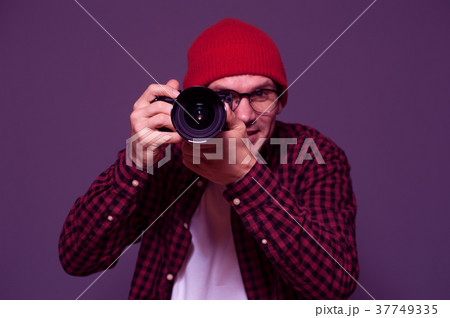 Handsome man posing in studio Handsome man posing in studio 37749335