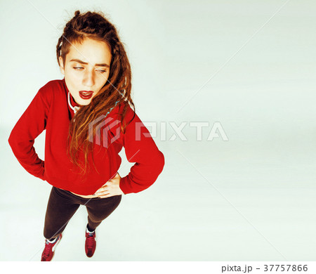 real caucasian woman with dreadlocks hairstyle 37757866