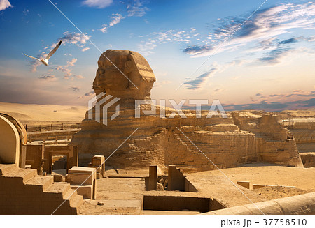 Sphinx and Giza Sphinx and Giza 37758510