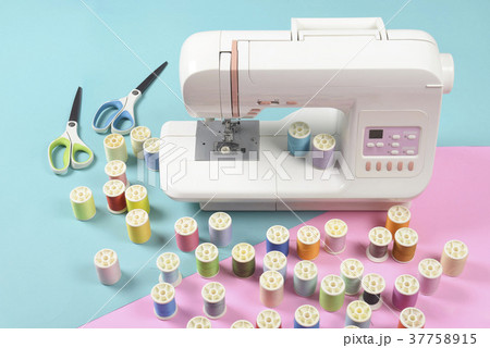 Sewing accessories and needlework concept. 37758915