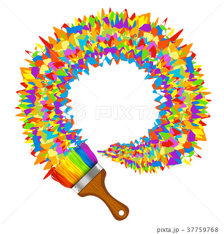 Brush and color paint Brush and color paint 37759768