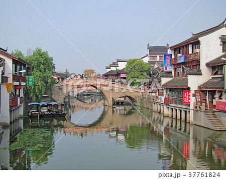 上海　七宝老街　水郷の町 37761824