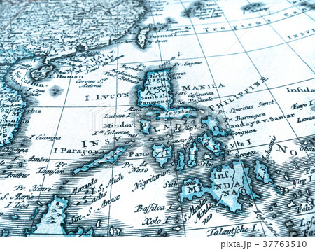 古い世界地図　フィリピン 37763510