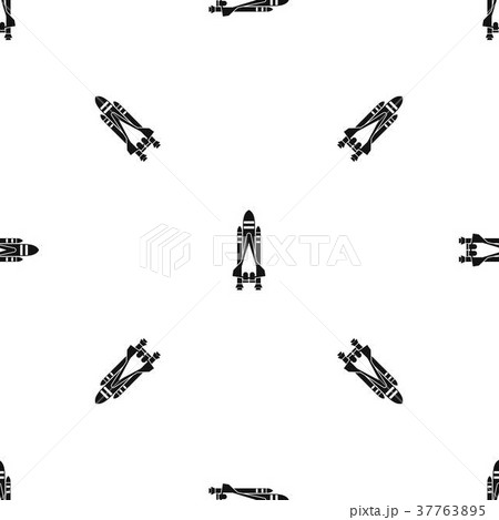 Space shuttle pattern seamless black Space shuttle pattern seamless black 37763895