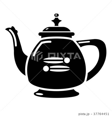 Kettle restaurant icon, simple black style Kettle restaurant icon, simple black style 37764451