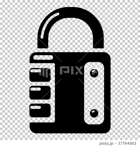 Lock system icon, simple black style Lock system icon, simple black style 37764801