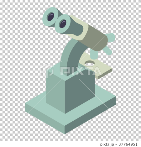 Microscope icon, isometric style - Stock Illustration [37764951] - PIXTA