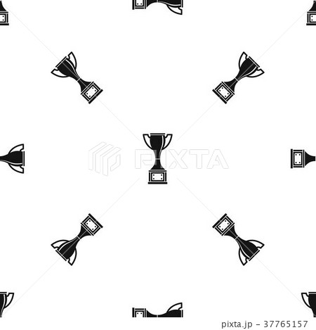 Cup pattern seamless black 37765157