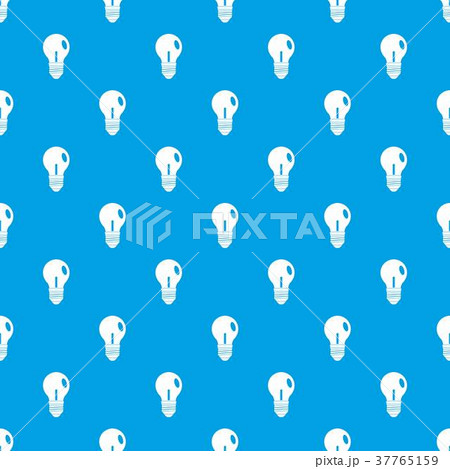 Light bulb pattern seamless blue Light bulb pattern seamless blue 37765159