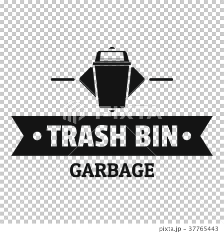 Bin household logo, simple black style 37765443