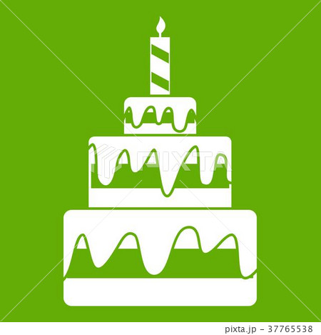 Cake icon green Cake icon green 37765538