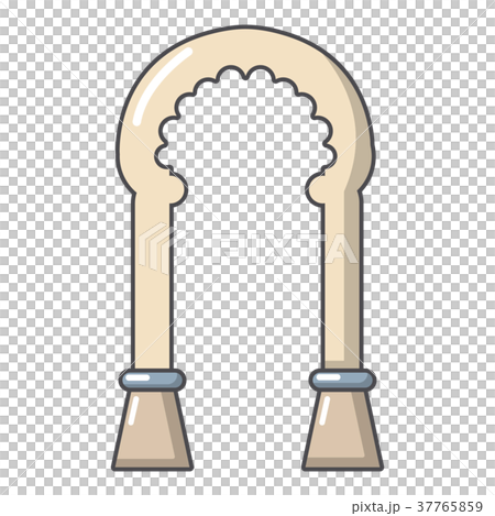 Archway decor icon, cartoon style Archway decor icon, cartoon style 37765859