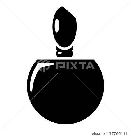 Perfume Bottle Product Icon Simple Black Styleのイラスト素材