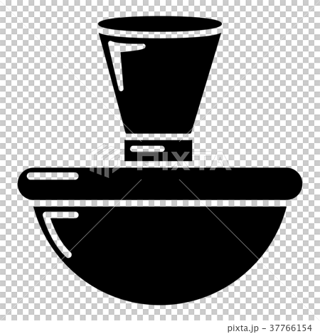 Perfume bottle london icon, simple black style 37766154