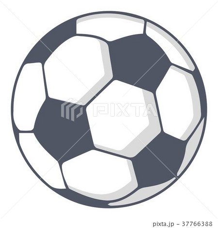 Soccer Ball Icon Cartoon Styleのイラスト素材