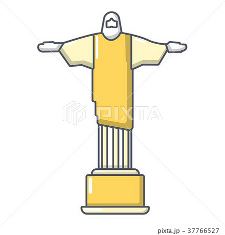 Cristo redentor icon, cartoon style 37766527