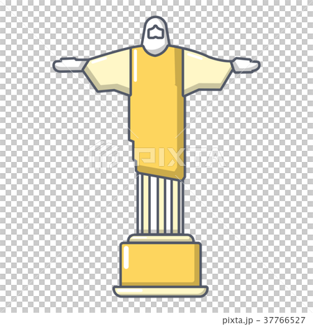 Cristo redentor icon, cartoon style 37766527
