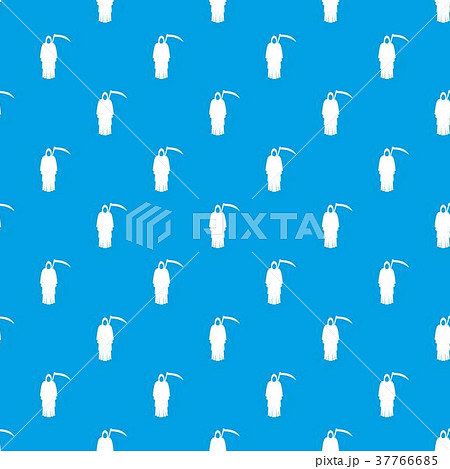 Death with scythe pattern seamless blue Death with scythe pattern seamless blue 37766685