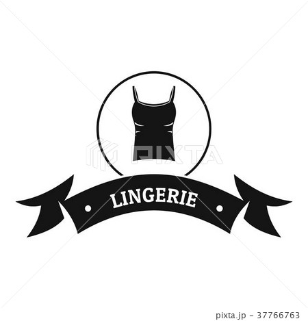 Lingerie fashion logo, simple black style Lingerie fashion logo, simple black style 37766763