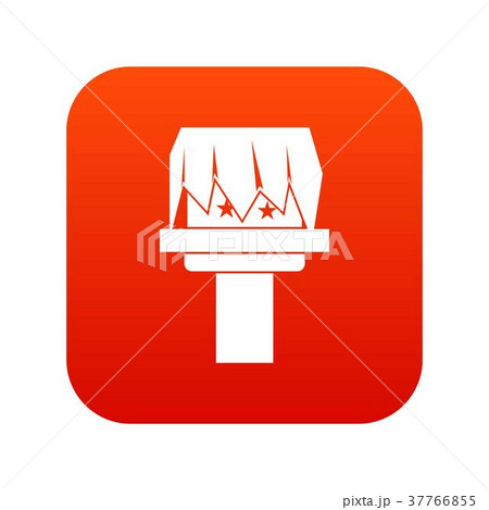 Box magic icon digital red Box magic icon digital red 37766855