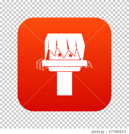 Box magic icon digital red Box magic icon digital red 37766855
