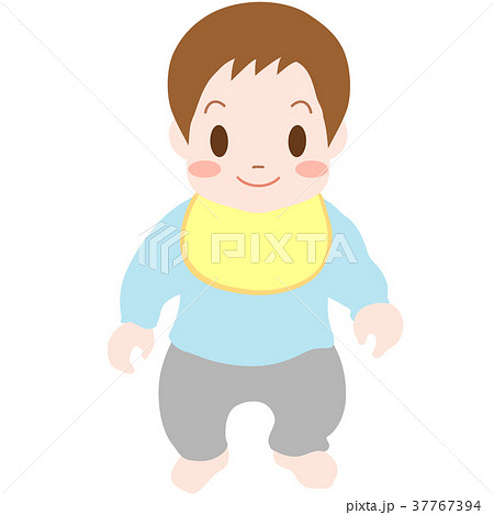 Badalii 赤ちゃん イラスト よだれかけ