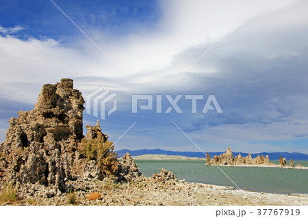 Tufa spires on the shore of Mono Lake, USA Tufa spires on the shore of Mono Lake, USA 37767919