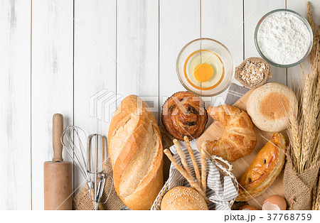 Homemade bread or bakery with bakery equipment 37768759