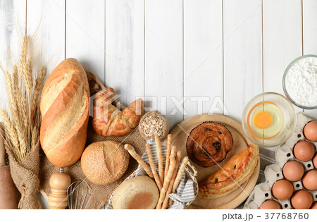 Homemade bread or bakery with bakery equipment 37768760