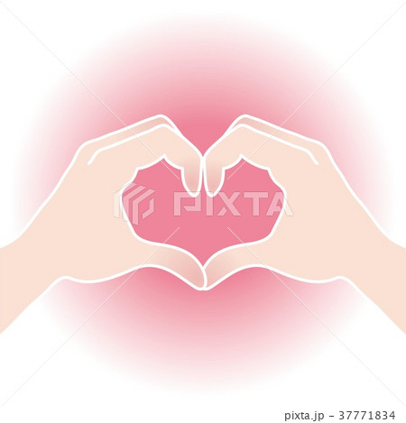 手でハート 37771834