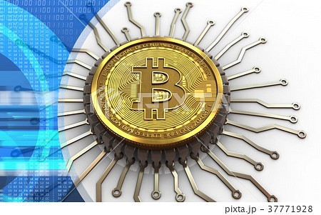 3d bitcoin integrated chip 37771928