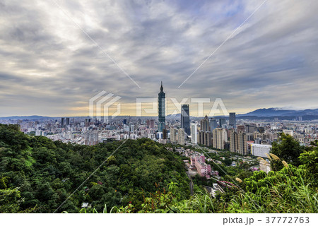Taipei 101 Skyscraper in Taipei, TAIWAN. 37772763