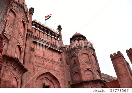 インドの世界遺産　デリーのラール・キラー　 37773567