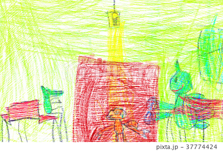 Graphic Children's Drawing Graphic Children's Drawing 37774424
