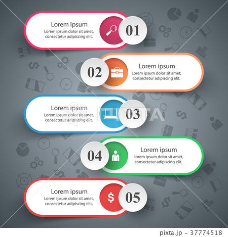 Business Infographics origami style Vector Business Infographics origami style Vector 37774518